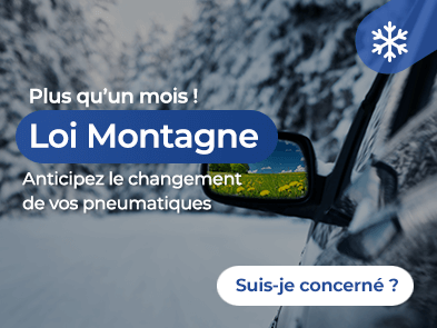 Plus que demain, Loi Montagne ! Anticipez le changement de vos pneumatiques