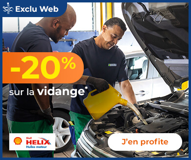 Exclu Web : -20% sur la vidange*