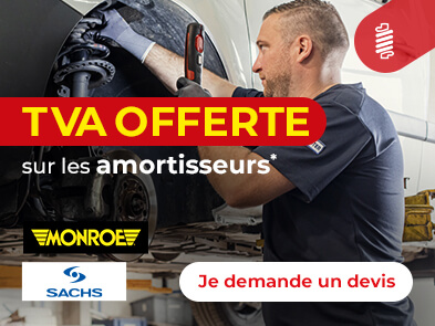 TVA offerte sur les amortisseurs