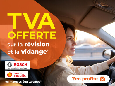 TVA offerte sur la révision et la vidange