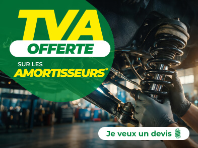 TVA offerte sur les amortisseurs